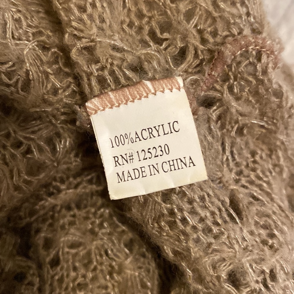 Tan Infinity Scarf - Picture 8 of 8